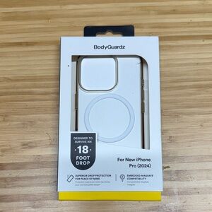Clear Phone Case with White Ring Holder